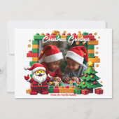 Kerststenen & Gelach kaart (Voorkant)