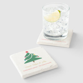 Kerststenen Onderzetter met Kerstmotieven