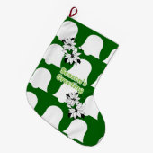 kerststeniging, groene cellen van de seizoenen grote kerstsok (Voorkant (Hangend))