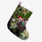 kerststeniging grote kerstsok (Voorkant (Hangend))