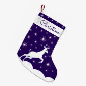 kerststeniging met rendiersneeuw bij Sta Kleine Kerstsok (Voorkant (Hangend))