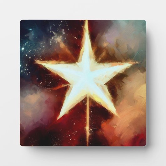 Kerstster 1 fotoplaat (Voorkant)