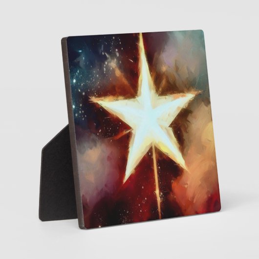 Kerstster 1 fotoplaat (Voorkant)