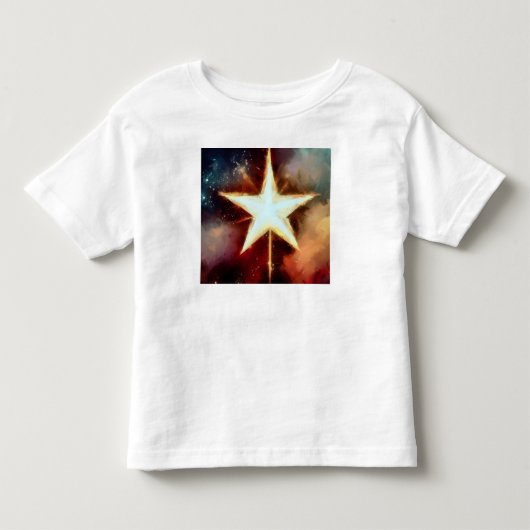 Kerstster 1 kinder shirts (Voorkant)