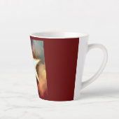 Kerstster 1 latte mok (Rechts)