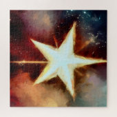 Kerstster (1) legpuzzel (Horizontaal)