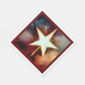 Kerstster 1 servet (Hoek)