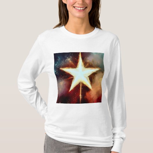 Kerstster 1 t-shirt (Voorkant)