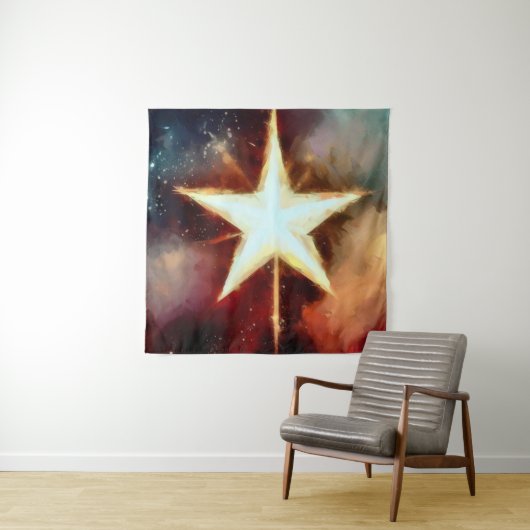 Kerstster 1 wandkleed (In situ)