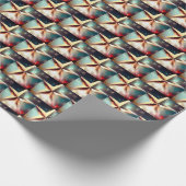 Kerstster 2 cadeaupapier (Hoek)