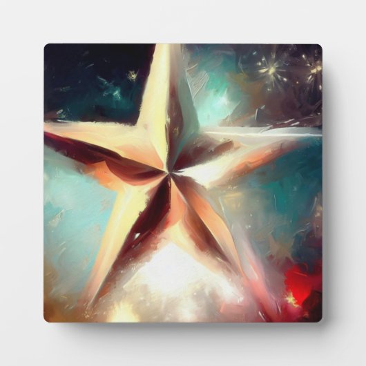 Kerstster 2 fotoplaat (Voorkant)