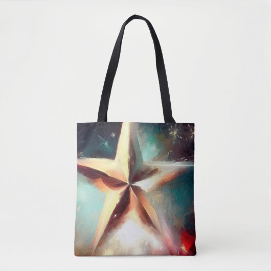 Kerstster 2 tote bag (Voorkant)