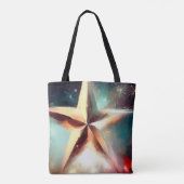 Kerstster 2 tote bag (Achterkant)
