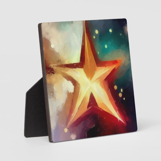 Kerstster 3 fotoplaat (Voorkant)