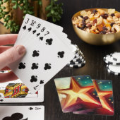 Kerstster (3) pokerkaarten (Insitu)