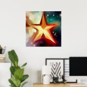 Kerstster 3 poster (Thuiskantoor)