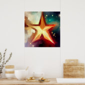 Kerstster 3 poster (Keuken)