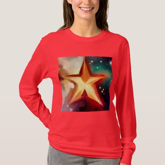 Kerstster 3 t-shirt (Voorkant)