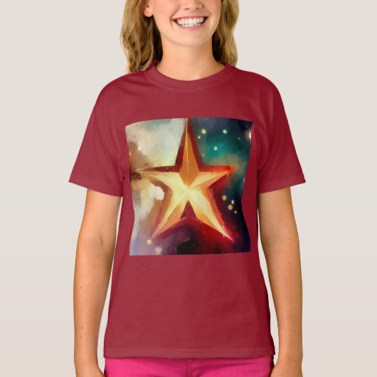 Kerstster 3 t-shirt (Voorkant)