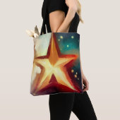 Kerstster 3 tote bag (Dichtbij)