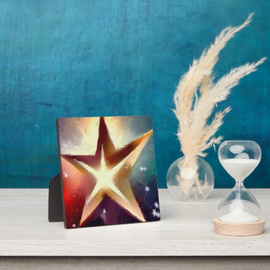 Kerstster 4 fotoplaat (Insitu)