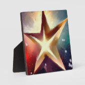 Kerstster 4 fotoplaat (Voorkant)