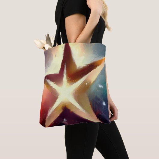 Kerstster 4 tote bag (Dichtbij)