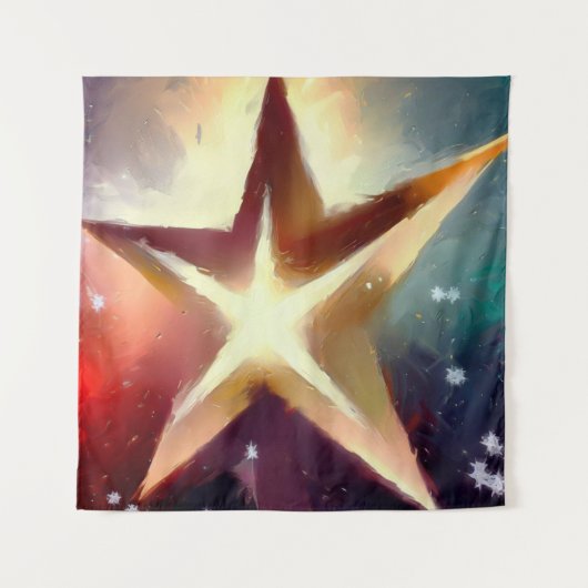 Kerstster 4 wandkleed (Voorkant)