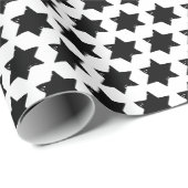 Kerstster Aardappel Print Cadeaupapier (Rol Hoek)