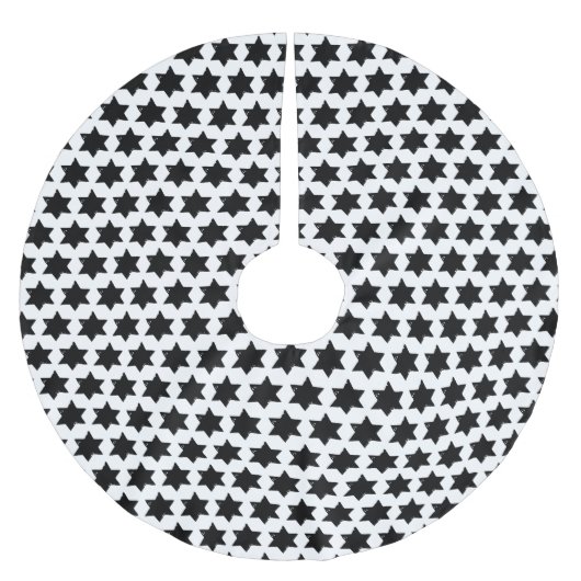 Kerstster Aardappel Print Kerstboom Rok (Voorkant)