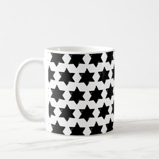 Kerstster Aardappel Print Koffiemok (Links)