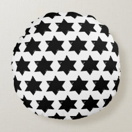 Kerstster Aardappel Print Rond Kussen