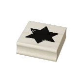Kerstster Aardappel Print Rubberstempel (Stempel)