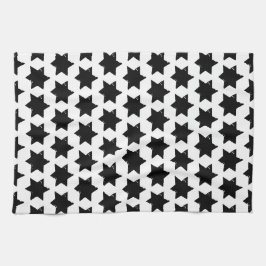 Kerstster Aardappel Print Theedoek