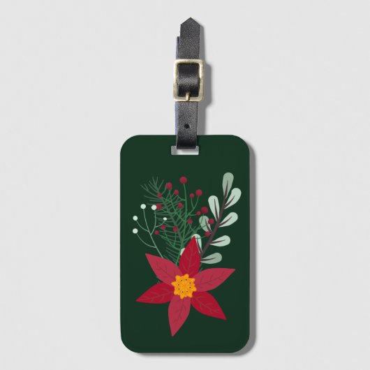 Kerstster Bagagelabel (Voorkant (verticaal))