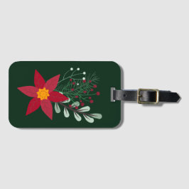 Kerstster Bagagelabel