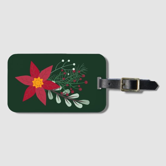 Kerstster Bagagelabel (Voorkant (horizontaal))