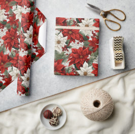 Kerstster – Bloemschikken voor de feestdagen Cadeaupapier