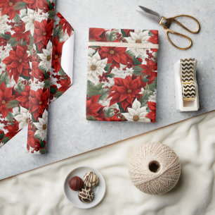 Kerstster – Bloemschikken voor de feestdagen Cadeaupapier