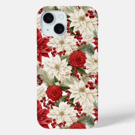 Kerstster – Bloemschikken voor de feestdagen Case-Mate iPhone Case (Achterkant)