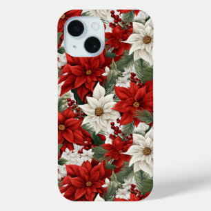 Kerstster – Bloemschikken voor de feestdagen iPhone 15 Case