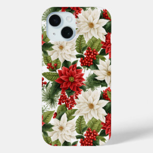 Kerstster – Bloemschikken voor de feestdagen iPhone 15 Case