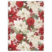 Kerstster – Bloemschikken voor de feestdagen Klembord (Achterkant)