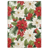 Kerstster – Bloemschikken voor de feestdagen Klembord (Achterkant)