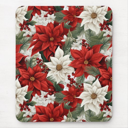 Kerstster – Bloemschikken voor de feestdagen Muismat (Voorkant)