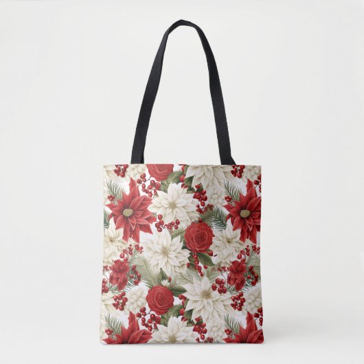 Kerstster – Bloemschikken voor de feestdagen Tote Bag (Voorkant)