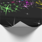 kerstster cadeaupapier (Hoek)