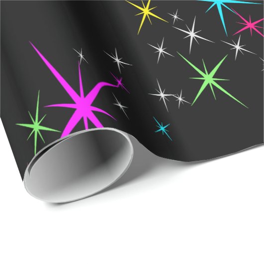 kerstster cadeaupapier (Rol Hoek)