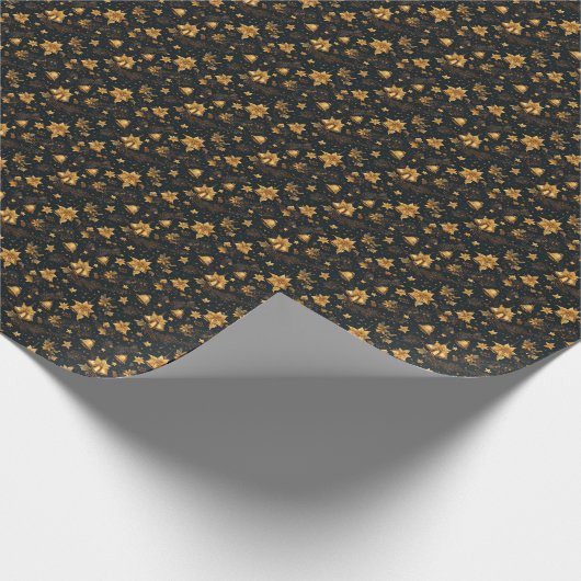 kerstster cadeaupapier (Hoek)