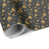 kerstster cadeaupapier (Rol Hoek)